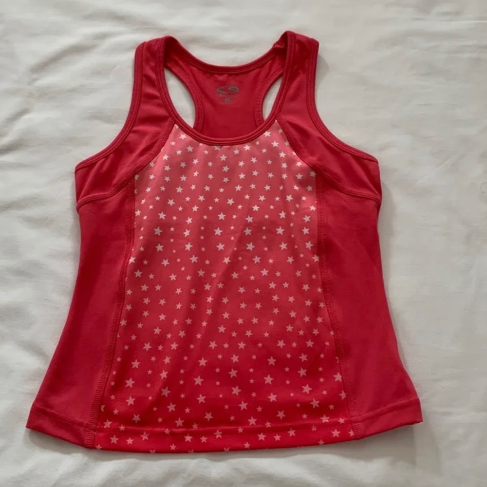 Pink Champion halter tank top